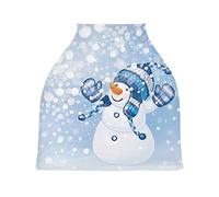 Simpatico Pupazzo Di Neve Art Passeggino Tettoia Copri Seggiolino Copertura Infermieristica Auto per Bambini per L'Allattamento Al Seno Morbido Traspirante Elastica Tettuccio