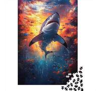 Simpatico puzzle fantasy con tartaruga, 1000 pezzi, ideale per alleviare lo stress lavorativo e l'ansia, per l'allenamento cognitivo e il tempo libero a casa. Dimensioni: 75x50 cm/1000 pezzi.
