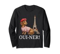 Simpatico Regalo a Forma di Bassotto, Torre Eiffel Paris Oui-NER Ouiner Wiener Maglia a Manica