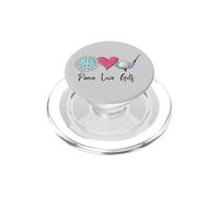Simpatico regalo per golfisti da donna, divertente, per la pace e l'amore PopSockets PopGrip per MagSafe