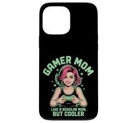 Simpatico regalo per la festa della mamma, capelli rosa o viola Alt Gamer Mom Custodia per iPhone 13 Pro Max