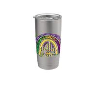 Simpatico regalo per Mardi Gras Squad per uomini, donne, bambini, ragazzi e ragazze Bicchiere termico in acciaio inox doppia parete