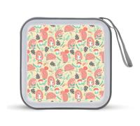 Simpatico riccio divertente porta CD organizzatore 40 capacità DVD Collection Storage Bag Wallet per auto casa viaggio