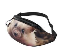 simpatico riccio in fiori Fanny Pack per gli uomini donne moda marsupio borse a tracolla regolabile ovunque borsa da cintura