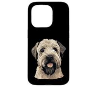 Simpatico ritratto di Wheaten Terrier con rivestimento morbido - Dog Lover Art Custodia per iPhone 15 Pro