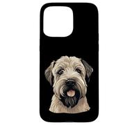 Simpatico ritratto di Wheaten Terrier con rivestimento morbido - Dog Lover Art Custodia per iPhone 15 Pro Max