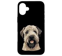 Simpatico ritratto di Wheaten Terrier con rivestimento morbido - Dog Lover Art Custodia per iPhone 16 Plus