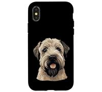 Simpatico ritratto di Wheaten Terrier con rivestimento morbido - Dog Lover Art Custodia per iPhone X/XS