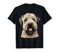 Simpatico Ritratto di Wheaten Terrier con Rivestimento Morbido - Dog Lover Art Maglietta