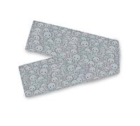 Simpatico runner da tavolino a forma di elefante, 33 x 228 cm, riutilizzabile, stagionale, primaverile, cucina, baby shower, 228 cm di lunghezza