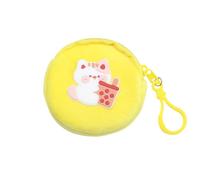 Simpatico sacchetto di fragola Kawaii piccolo portamonete sacchetto Y2k portachiavi con cerniera Cutecore Animal borsa accessori, Giallo, Onesize, Carino, Vintage, Y2k, Preppy