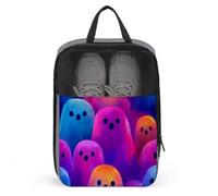 Simpatico sacchetto per scarpe da golf con fantasmi iridescenti per uso quotidiano da viaggio anti-polvere