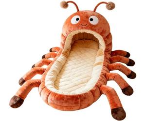 Simpatico sacco a pelo Caterpillar, una morbida poltrona reclinabile a forma di bozzolo, un morbido materassino in stile abbraccio, un tappetino portatile per camera da letto, dormitorio o soggiorno