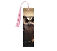 Simpatico segnalibro in legno a forma di gufo, per uomini, donne, insegnanti, regalo vintage, fatto a mano, segna libri per leggere le pagine, etichette regalo da appendere, ornamenti segnalibri in
