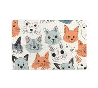 Simpatico Semplice Disegnato Gatto E Cane 1000 Pezzi Puzzle Per Adulti Puzzle Di Legno Per Adulti Regali Decorazione Domestica