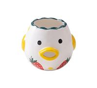 Simpatico separatore di uova, Creative Ceramics Little Chicken Egg Tuorlo Separatore Uovo Filtro Forniture di cottura Strumento creativo da cucina