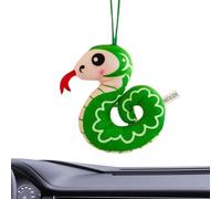 Simpatico serpente peluche peluche peluche serpente - Borsa portachiavi serpente anno peluche giocattolo | ciondolo peluche per piccoli animali, borsa serpente stampa cartone animato accessori