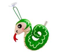 Simpatico serpente peluche peluche peluche serpente peluche ciondolo portachiavi peluche | accessori per zaino bambola serpente in peluche stampato cartone animato per zaini, ciondolo in pelu