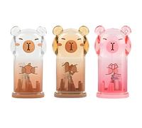 Simpatico set di cancelleria Capybara, materiale scolastico Kawaii, tra cui 3 temperamatite Capybara, per ufficio e scuola Kawaii (3 pezzi)
