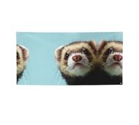 Simpatico sfondo animale, striscioni per le vacanze, decorare la decorazione della bandiera per la laurea e l'evento di nozze