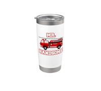 Simpatico simpatico camion dei pompieri rosso bello con le scale Bicchiere termico in acciaio inox doppia parete