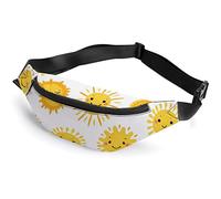 Simpatico sorridente Sun Kawaii simpatico orso bruno, sportivo per bambini adulti per uomo donna