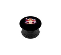 Simpatico souvenir da viaggio con bandiera del Regno Unito Royal Corgi PopSockets PopGrip Adesivo