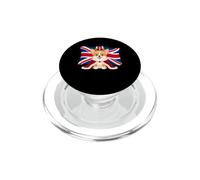 Simpatico souvenir da viaggio con bandiera del Regno Unito Royal Corgi PopSockets PopGrip per MagSafe