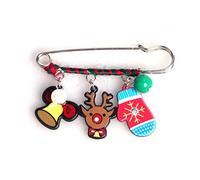 Simpatico Spilla a Forma di Spilla a Forma di Natale Spilla a Forma di Albero di Natale Spilla a Forma di Pupazzo di Neve, 5# Elegante e Popolare Convenient And Nice