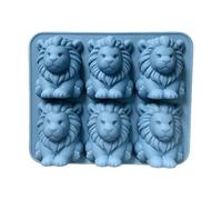 Simpatico Stampo Da Ghiaccio Silicone Riutilizzabile 3D Leone Maschio 6