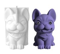 Simpatico stampo in silicone a forma di cane adorabile animale domestico gesso resina sapone ghiaccio cioccolato cottura decorazione domestica ornamento regali stampi cane per fare
