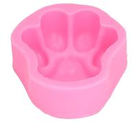 Simpatico stampo in silicone per fondente, stampo in silicone a forma di zampa di cane per sapone, riutilizzabile, stampo per zucchero artigianale per la decorazione di torte al cioccolato(02)