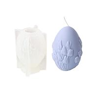 Simpatico stampo in silicone per uova di Pasqua in resina, a forma di sfera di fiore, per fondente, torte, cioccolato, decorazione a forma di sfera di fiori, stampo in resina, per sapone, fondente