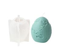 Simpatico stampo in silicone per uova di Pasqua in resina, a forma di sfera di fiore, per fondente, torte, cioccolato, decorazione a forma di sfera di fiori, stampo in resina, per sapone, fondente