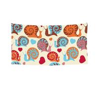 Simpatico striscione con stampa a lumaca su un lato per decorazioni festive, compleanni, anniversari, matrimoni, festività