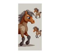 Simpatico striscione per porta a cavallo, decorazione per porta verticale stagionale, sfondo durevole per feste, portico, ingresso, giardino, decorazione 178 x 80 cm