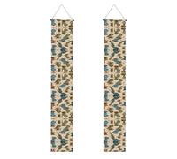 Simpatico striscione per portico stampato con piccolo dinosauro, striscioni decorativi da appendere, adatti per feste, decorazione multi-scena per interni ed esterni