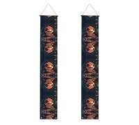 Simpatico striscione per portico stampato con piccolo squalo, striscioni decorativi da appendere, adatti per feste, decorazione multi-scena per interni ed esterni