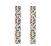 Simpatico striscione per portico stampato con tigre bianca, striscioni decorativi da appendere, adatti per feste, decorazioni multi-scena per interni ed esterni