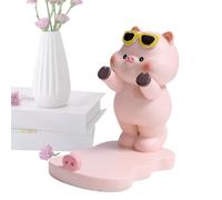 Simpatico supporto per cellulare per animali domestici - resina 5 | 5 x 8 x 8,5 cm | Supporto per smartphone da scrivania con base stabile, guardare video, chat a mani libere, supporto cellular