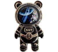 Simpatico supporto per telefono cellulare, nero, supporto nascosto per scrivania, supporto per telefono astronauta, regalo per donne, accessori per cellulare, supporto regolabile per tablet e telefono