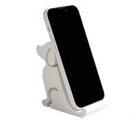 Simpatico supporto per telefono, statuette a forma di cane, decorazione, gadget da viaggio per telefono, per l'installazione della scrivania, tavolo, area palestra, progetti di ripresa, scrivania da