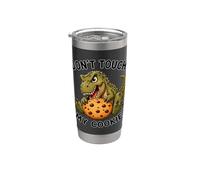 Simpatico T-Rex non toccare il mio biscotto design Bicchiere termico in acciaio inox doppia parete