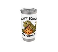 Simpatico T-Rex non toccare il mio biscotto design Bicchiere termico in acciaio inox doppia parete