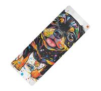 Simpatico tappetino da yoga con stampa artistica di Rottweiler Dog Graffiti antiscivolo per yoga caldo per palestra a casa, gomma naturale antiscivolo, con tappetino da yoga tapete para ejercicio