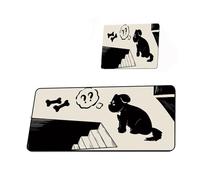 Simpatico tappetino for mouse gatto semplice tappetino for mouse creativo Kawaii grande tappetino da scrivania tappetino for tappeti accessori for computer tastiera tappetino for mouse impermeabile(11