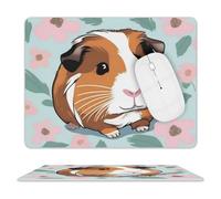 Simpatico tappetino per il mouse, impermeabile, antiscivolo, con base in gomma, bordo cucito, divertente, per casa, ufficio, dormitorio, scrivania, accessori decorativi, 20,3 x 25,4 cm