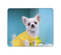 Simpatico tappetino per mouse Chihuahua, tappetino da scrivania per laptop, base antiscivolo, resistente all'acqua, tappetino da scrivania per giocatori, ufficio e casa