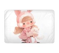 Simpatico tappetino per pannolini extra large riutilizzabile, morbido, assorbente, piatto, per bambini, adulti, animali domestici, 132,1 x 86,4 cm (lunghezza x larghezza)