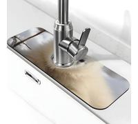 Simpatico tappetino per rubinetto a forma di orso polare per lavello da cucina, tappetino per rubinetto super assorbente, cattura spruzzi, diatomite ad asciugatura rapida in pietra per rubinetto